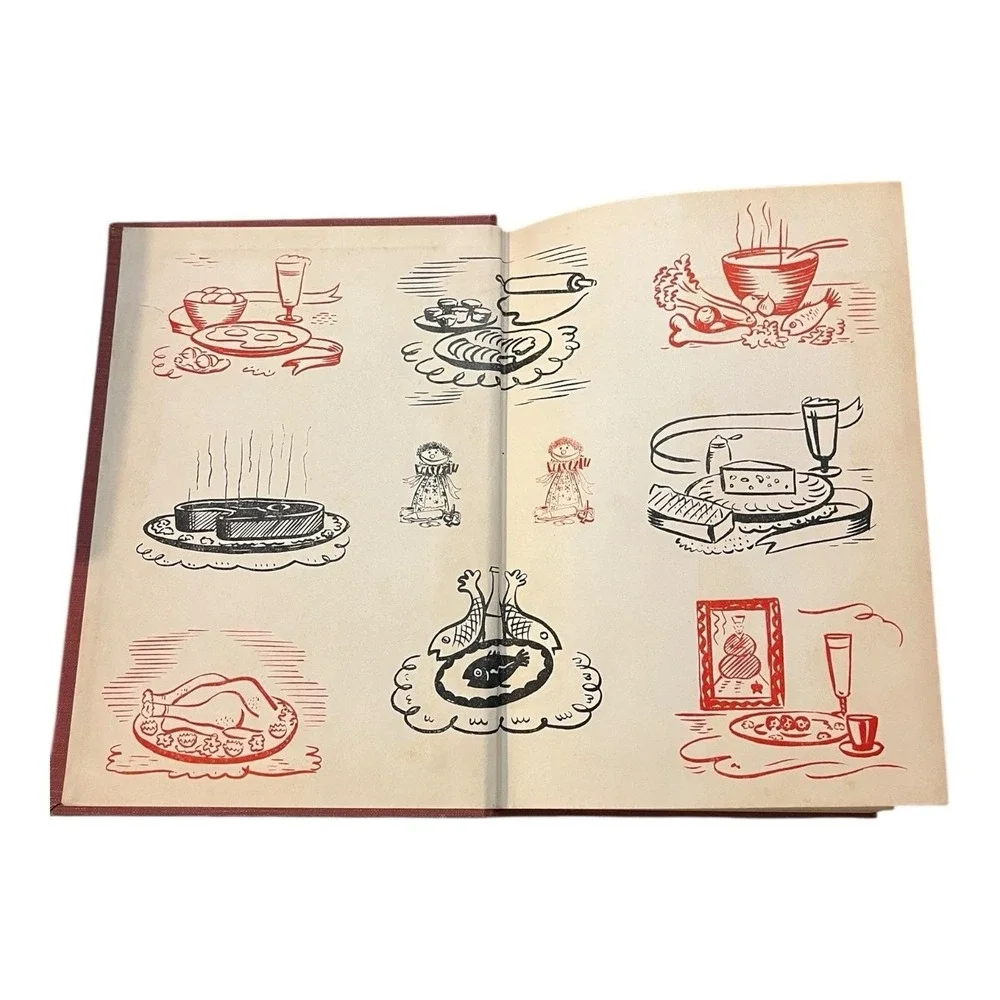 Rare VTG 1962 Gourmet's Gamble By Blanche Campbell Las Vegas Chef's Cookbook HB